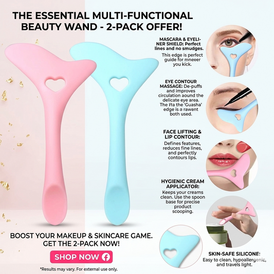 Silicone eyeliner applicator, eyeliner pencil and reusable eyeliner applicator