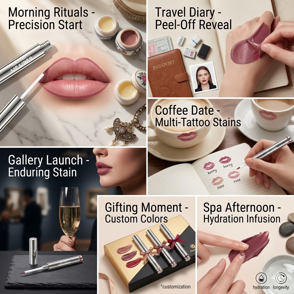 Waterproof Lip Liner Peel